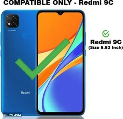 Flip Cover for Mi Redmi 9C Blue Dual Protection-thumb2