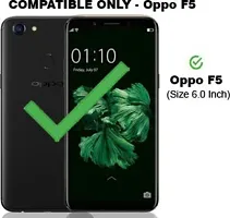 A Flip Cover for Oppo F5 Brown Dual Protection-thumb1