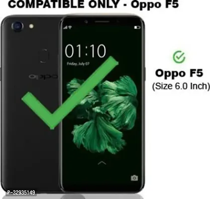 A Flip Cover for Oppo F5 Brown Dual Protection-thumb2