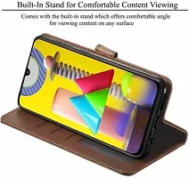 Flip Cover for Xiaomi Redmi Note 8 Pro Brown Dual Protection-thumb2