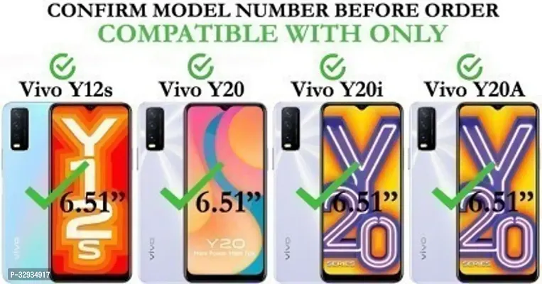 A Flip Cover for Vivo Y20G 2021 Blue Dual Protection-thumb2