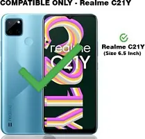 A Flip Cover for Realme C21Y Brown Dual Protection-thumb1