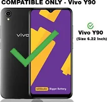 A Flip Cover for Vivo Y90 Brown Dual Protection-thumb1