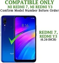 Flip Cover for Mi Redmi 7 Blue Dual Protection-thumb1