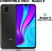 Flip Cover for Mi Redmi 9 Brown Dual Protection-thumb1