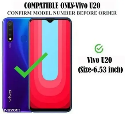 A Flip Cover for Vivo U20 Blue Dual Protection-thumb2