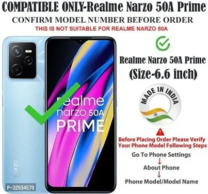 A Flip Cover for Realme Narzo 50A Prime Blue-thumb2