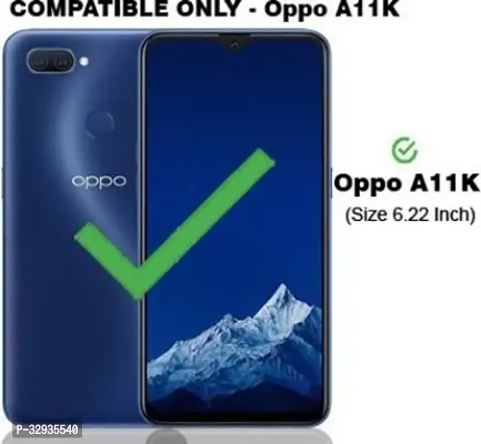 A Flip Cover for Oppo A11k Brown Dual Protection-thumb2