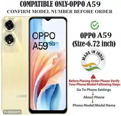 A Flip Cover for OPPO A59 5G Brown-thumb2