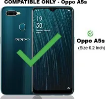 A Flip Cover for Oppo A5s Brown Dual Protection-thumb1