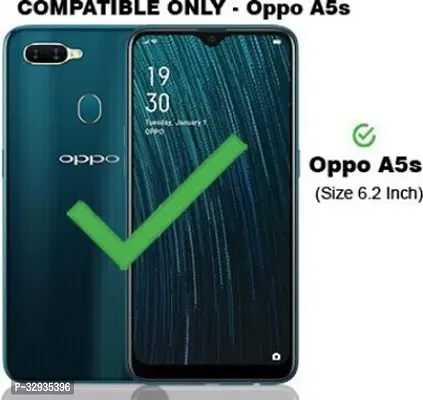 A Flip Cover for Oppo A5s Brown Dual Protection-thumb2