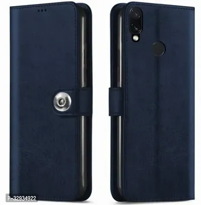 Flip Cover for Xiaomi Redmi Note 7 Blue Dual Protection-thumb0