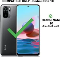 Flip Cover for Mi Redmi Note 10 Brown Dual Protection-thumb1