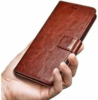 Stylish Artificial Leather Flip Cover for Vivo Y35, V2205,y35, Vivo Y35-thumb2