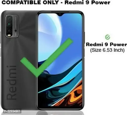 Flip Cover for Mi Redmi 9 Power Blue Dual Protection-thumb2