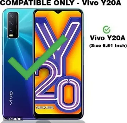 A Flip Cover for Vivo Y20A Blue Dual Protection-thumb2