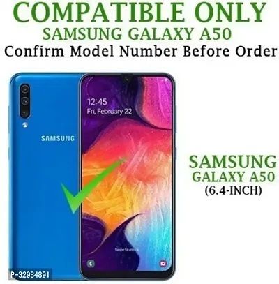 A Flip Cover for Samsung Galaxy A50 Blue Dual Protection-thumb2