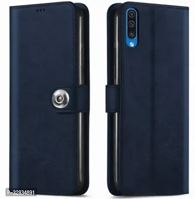 A Flip Cover for Samsung Galaxy A50 Blue Dual Protection