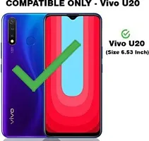 A Flip Cover for Vivo U20 Brown Dual Protection-thumb1