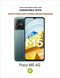 Flip Cover for POCO M5 Brown Dual Protection-thumb1