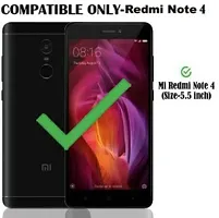 Flip Cover for Mi Redmi Note 4 Brown Dual Protection-thumb1