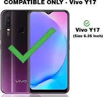 A Flip Cover for Vivo Y17 Brown Dual Protection-thumb1