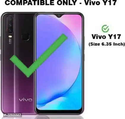 A Flip Cover for Vivo Y17 Brown Dual Protection-thumb2