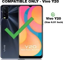 A Flip Cover for Vivo Y20 Brown Dual Protection-thumb1