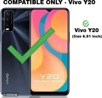 A Flip Cover for Vivo Y20 Brown Dual Protection-thumb2