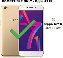 A Flip Cover for Oppo A71k Brown Dual Protection-thumb1