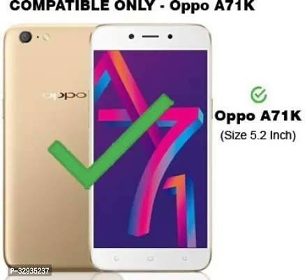 A Flip Cover for Oppo A71k Brown Dual Protection-thumb2