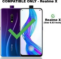 A Flip Cover for Realme X Brown Dual Protection-thumb1