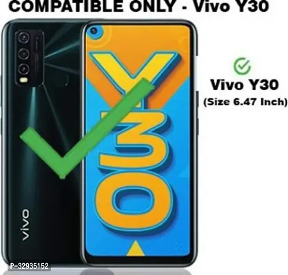 A Flip Cover for Vivo Y30 Brown Dual Protection-thumb2