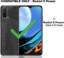 Flip Cover for Mi Redmi 9 Power Brown Dual Protection-thumb1