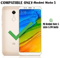 Flip Cover for Mi Redmi Note 5 Brown Dual Protection-thumb1