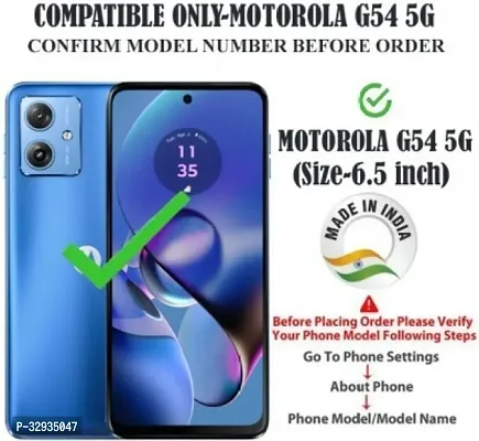 A Flip Cover for Motorola g54 5G Blue-thumb2