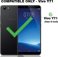 A Flip Cover for VIVO Y71 Brown Dual Protection-thumb1