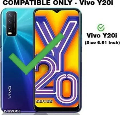 A Flip Cover for Vivo Y20i Blue Dual Protection-thumb2