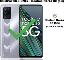 A Flip Cover for Realme Narzo 30 5G Brown Dual Protection Pack of 1-thumb1