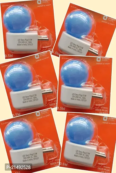 Home APPLIANCES Eternal Deco Plug LED Bulb , 0.5W Packing 6 PCS. [ BLUE COLOUR ]??