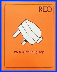 HOME APPLIANCES REO 3Pin TOP 16 A [ H.D ] Flat PLUG TOP With AC TOP { FLAIR } , PACKING 2 PCS. ,-thumb4