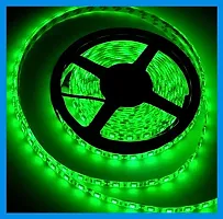 Home APPLIANCES LED Light Strip + with LED Driver Bright LED Strip Lights for Decoration 4000K LED Strip Flexible Rope Lights, Lighting (Green , 5 Meter)?-thumb1