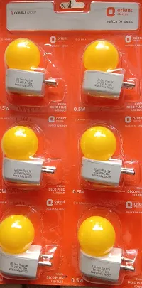 HOME APPLIANCES ETERNAL DECO PLUG LED BULB , 0.5W PACKING 6 PCS. [ YELLOW COLOUR ]?-thumb1