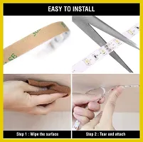 Home APPLIANCES W W LED Light Strip + with LED Driver Bright LED Strip Lights for Decoration 4000K LED Strip Flexible Rope Lights, Lighting (Worm White , 5 Meter)??-thumb1