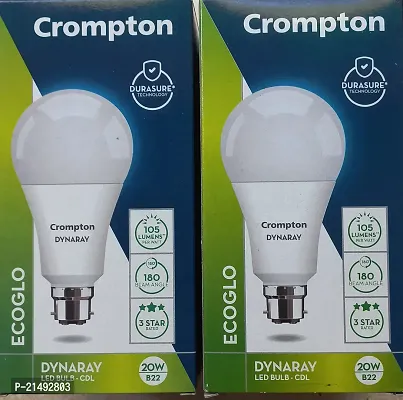 HOME APPLIANCES 20W LED BULB PACKING 2 Pcs cool white colour-thumb4