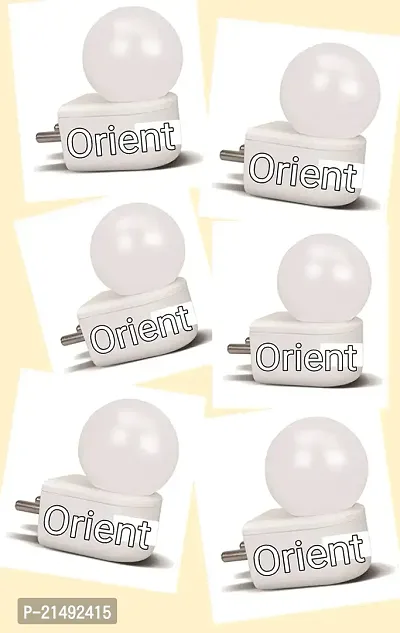 HOME APPLIANCES ETERNAL DECO PLUG LED BULB , 0.5W PACKING 6 PCS. [ WHITE COLOUR ]?