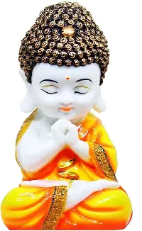 Craft Junction Handcrafted Little Baby Monk Decoraive Showpiece Figurine Gifting Someone Special Decorative Showpiece for Living Room/Office Decor/Home Decor/Statue-thumb1