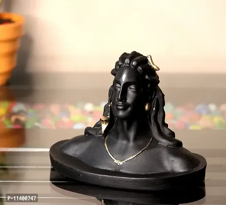 Craft Junction Lord Adiyogi Shiva Idol Statue Decorative Showpiece Home Decor Car Dashboard Office Table Living Room