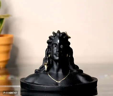 Craft Junction Lord Adiyogi Shiva Idol Statue Decorative Showpiece Home Decor Car Dashboard Office Table Living Room-thumb2