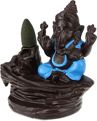 Craft Junction Handcrafted Lord Ganesha Smoke Backflow Cone Incense Holder with 10 Incense Cones Gifting Someone Special Decorative Showpiece for Living Room/Office Decor/Home Decor/Statue-thumb4